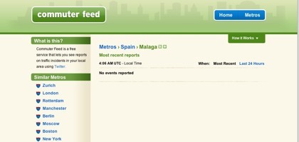 Commuter Feed, informando de las incidencias de tráfico a través de Twitter