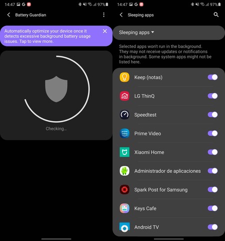 Samsung Galaxy Labs Battery Guardian