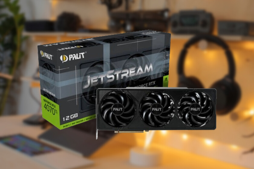 Tarjeta Gráfica Palit GeForce RTX 4070 Ti JetStream 12GB GDDR6X DLSS3