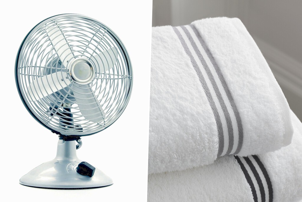 A diferencia del aire acondicionado, un ventilador no enfría el aire. Pero hay trucos caseros para imitar su efecto