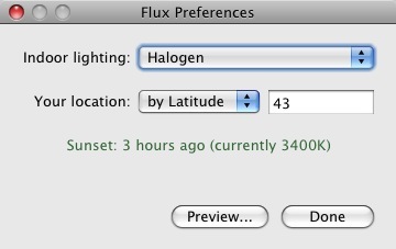 F.lux, regula los colores de tu monitor y descansa tu vista