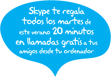 Llama gratis con Skype este verano
