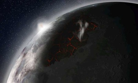 Así era la Luna cuando tenía atmósfera