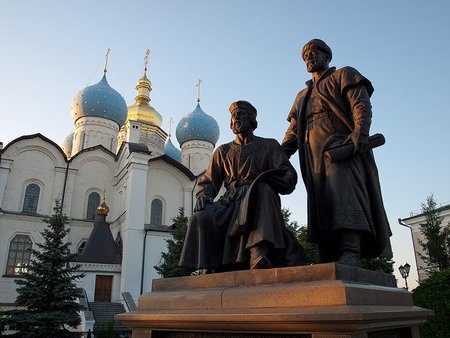 La magia del Kremlin de Kazan, en Rusia