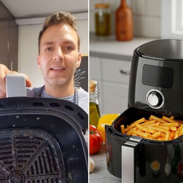 El truco de un ingeniero químico para limpiar la airfryer llena de grasa gracias al percarbonato : “Es de lo más fácil” 