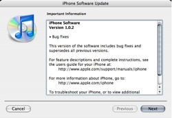 Nueva actualización del software del iPhone