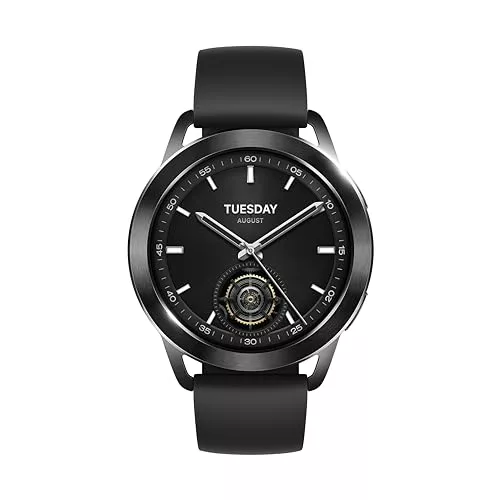 Xiaomi Watch S3 - Reloj Inteligente, Nuevo HyperOS, Pantalla AMOLED 1,43”, Monitor de Frecuencia Cardíaca, Registro del Sueño, Negro