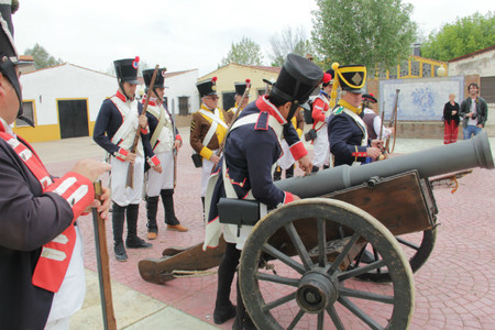 cañon a punto batalla de la albuera