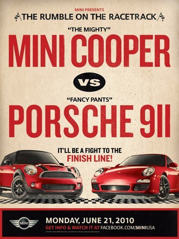 MINI reta formalmente a Porsche en EEUU: ¿habrá batalla?