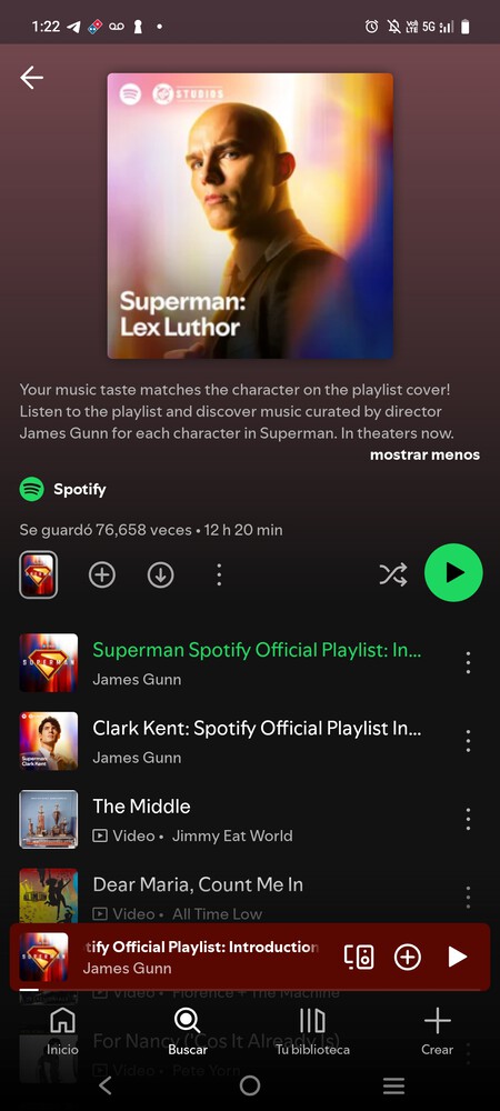 Superman Spotify Personaje