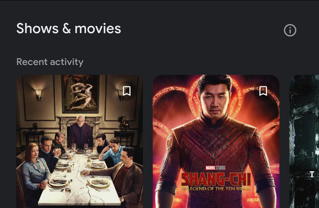 Google Shows Movies