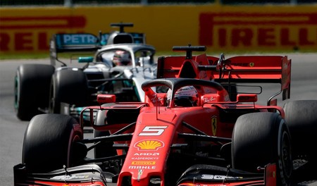 Vettel Hamilton Canada F1 2019