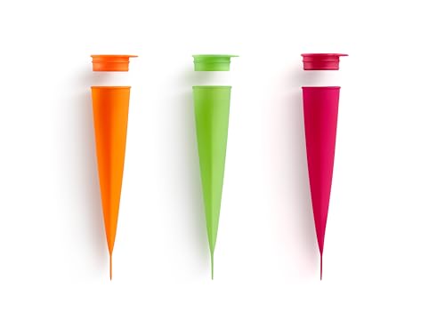 Lékué Ice Pop - Pack 3 moldes de helado de tubo