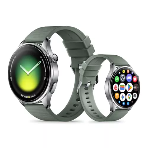 XIAOMI Watch 5 Smartwatch, Google Wear OS, pagos NFC, AI con Gemini, Pantalla de 1,54”, hasta 6 días de autonomía, GPS y Seguimiento Fitness, Control por Gestos, 47 mm, Bluetooth, Verde