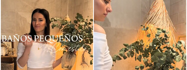 Alejandra, sobre decorar baños pequeños y sin luz: "Usa toallas oscuras y añade toques en negro" 