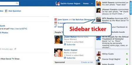 ¿Y qué pasa con el Ticker de Facebook en el nuevo diseño?
