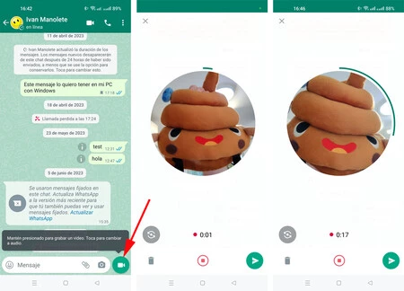 Whatsapp Android ビデオ