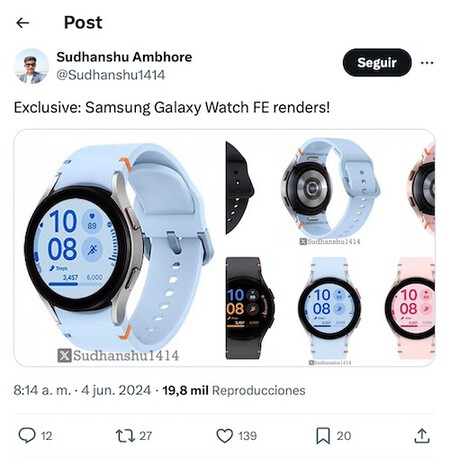 Exclusive: Samsung Galaxy Watch FE renders!