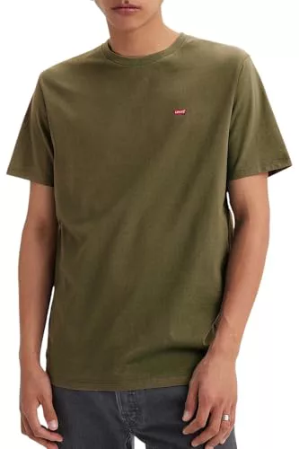 Levi's Ss Original Housemark Tee Camiseta, Olive Night, L para Hombre