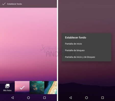 Fondos para pantalla de inicio y de bloqueo