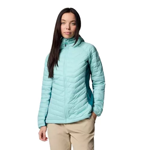 Columbia Chaqueta Powder Pass II Hybrid con Capucha para Mujer