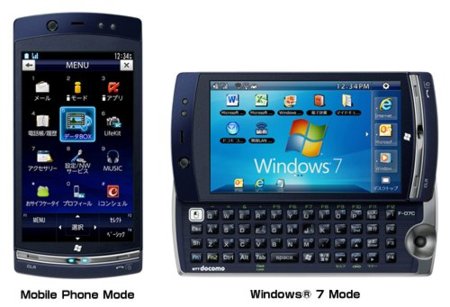 Fujitsu Loox F-07C ve la luz en Japón con Windows 7 (no confundir con Windows Phone 7)