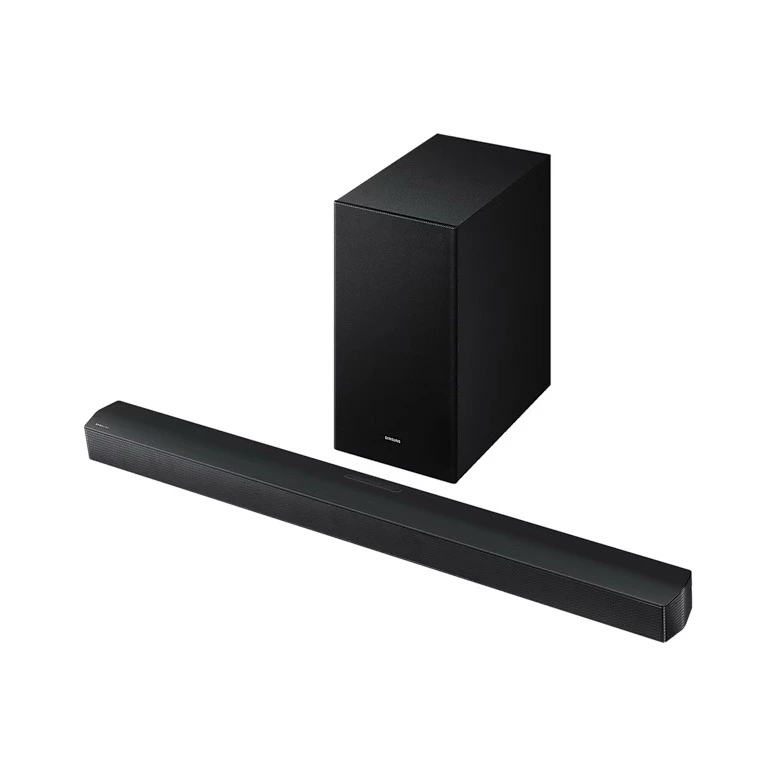 Samsung - Barra de sonido Samsung HW-B650F, Dolby 5.1 y DTS Virtual:X, 5.1 con 4 altavoces,  Q-Symphony, 370W, Subwoofer inalámbrico 6.5' 250W.