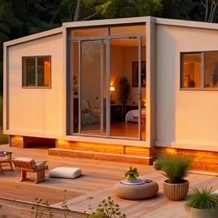 Casa Prefabricada Lista para Habitar, Mini Casa de 2-4 Dormitorios, Cocina, Baño