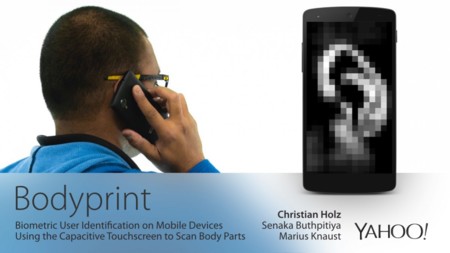 Desbloquear el teléfono con tu oreja o los nudillos será posible con BodyPrint de Yahoo