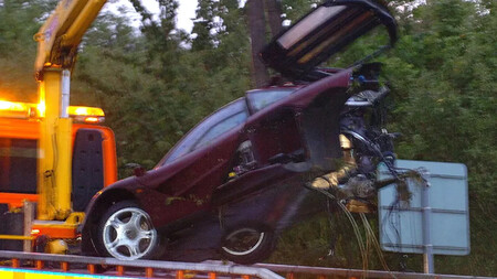 Mclaren F1 Rowan Atkinson Accidente