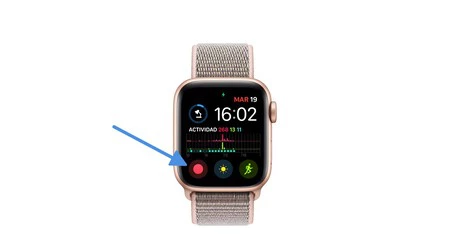 Apple Watchの録音を押すだけです