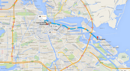 Amsterdam Via Google Maps
