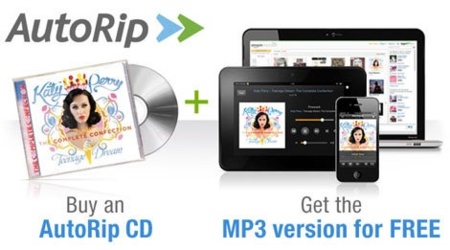 Amazon lanza AutoRip: compra un CD físico y obtén los MP3 inmediatamente en Cloud Player