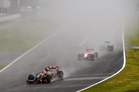 Los pilotos se quejan del neumático para lluvia extrema