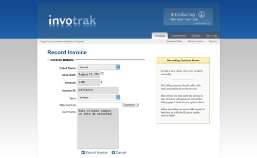 Invotrack