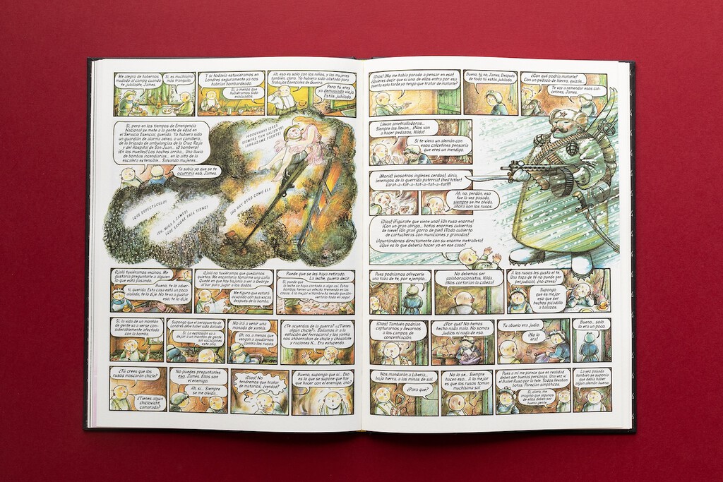 La reedición de 'Cuando el viento sopla' nos devuelve un hito del cómic antibelicista más escalofriante y de plena actualidad