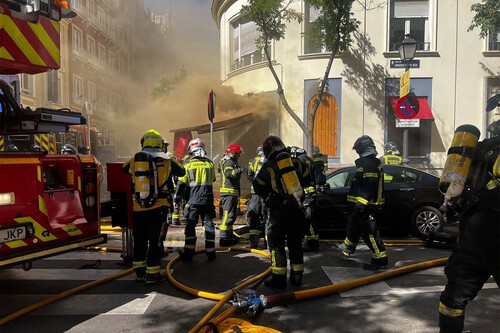 Incendio Madrid Chamberi
