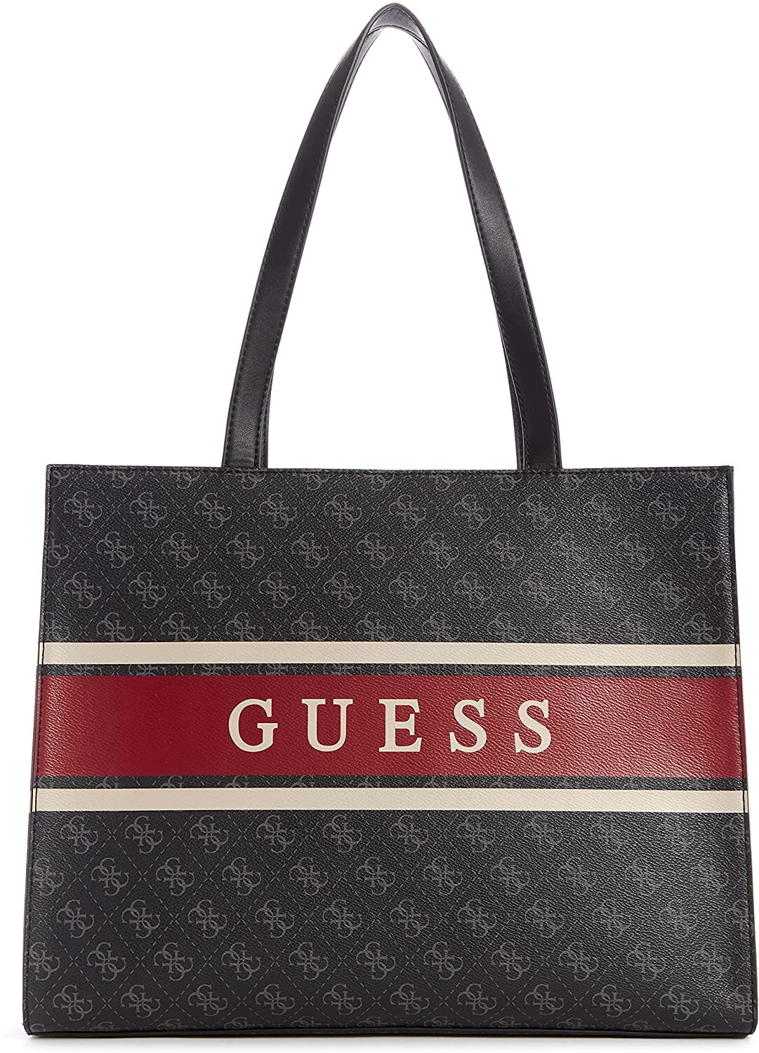 Guess Borsa shopper Monique tote ecopelle/tessuto red B22GU25 SR789423