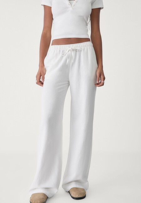 pantalones de lino