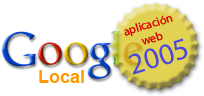Google Local: mejor aplicación web de 2005