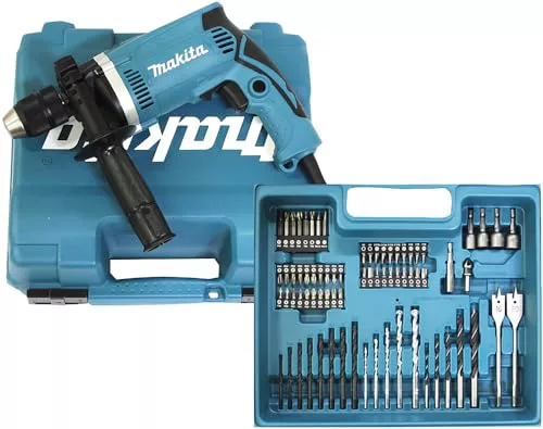 Makita hp1631kx3 - taladro percutor 710w 13mm automático