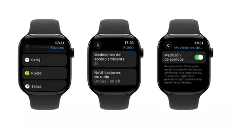 Medición de ruido Apple Watch Medición de ruido Apple Watch