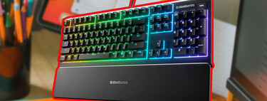 Amazon tiene en remate el teclado mecánico con RGB y reposamuñecas que necesitan los gamers de PC: SteelSeries Apex 3 