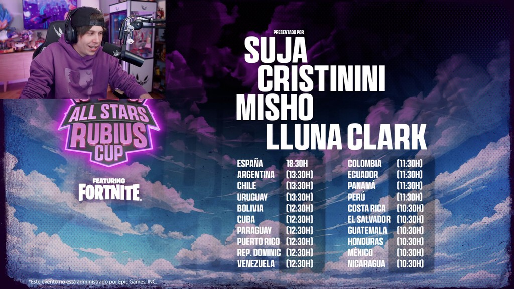 Cuándo y dónde ver All Stars Rubius Cup. El torneo de Fortnite de ...