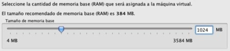 virtualbox sun asistente memoria