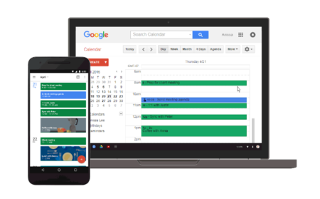 Los recordatorios de Google Calendar llegan a la versión web