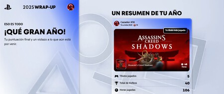 Playstation Resumen 2025 Codigo Gratis