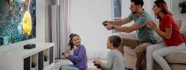 El nuevo proyector láser de Optoma quiere convertir cualquier pared en una pantalla de 100" donde ver cine, series, deportes y videojuegos