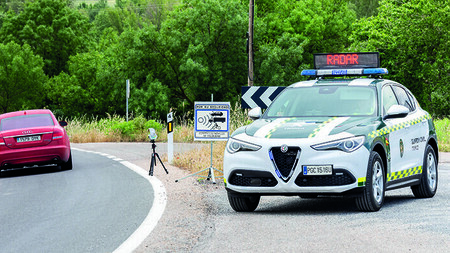 Control de velocidad de la DGT con radar móvil