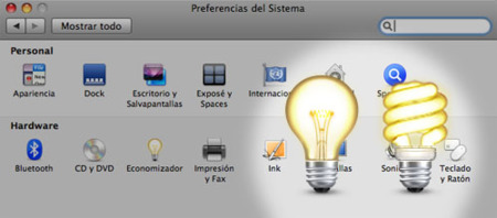 Que se note que eres ecologista cambiando el icono del Economizador